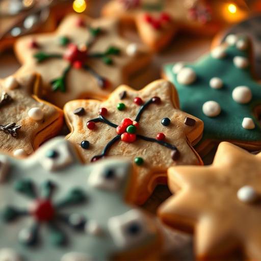 Variedad de galletas artesanales decoradas